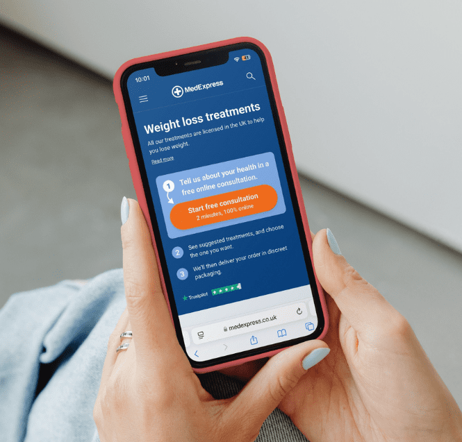 TRB - Body Image MedExpress on digital mobile