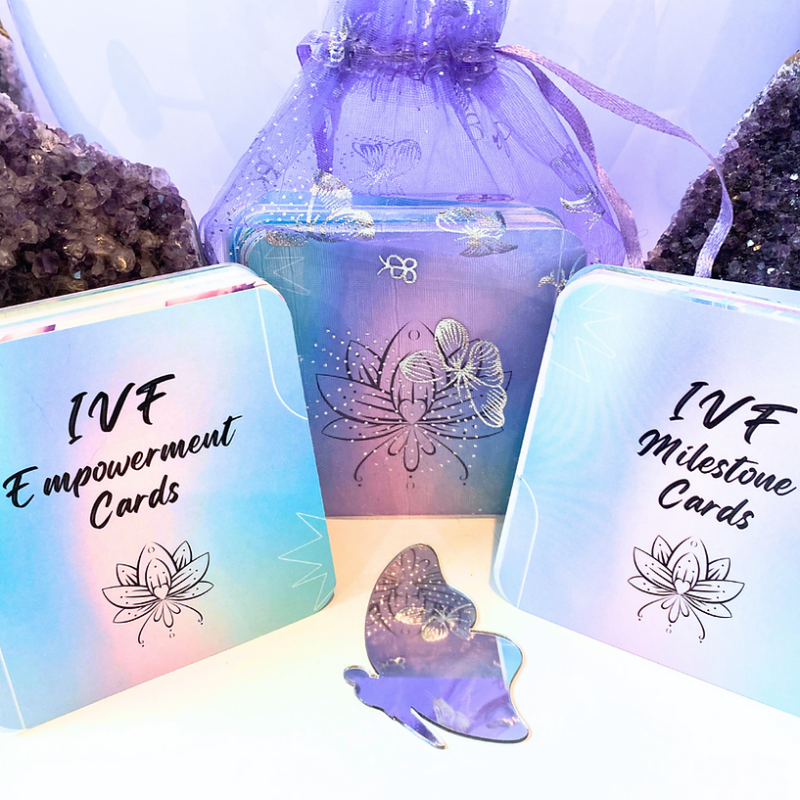 $10 off IVF Empowerment & IVF Milestone Cards Bundle 15 Embrace Fertility Badass Bundle Offer
