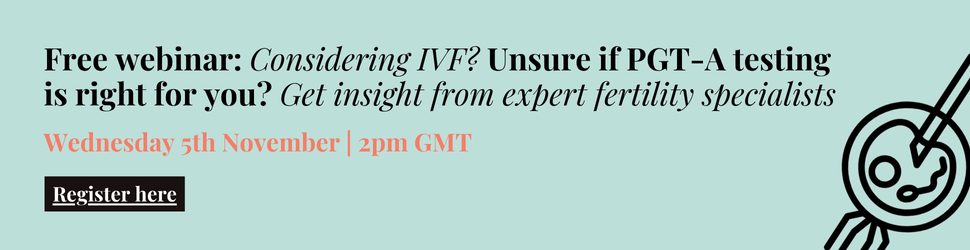 Fitzrovia Fertility Webinar Banner
