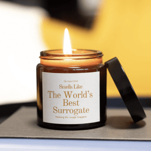 <i>Unwrap support</i>: The 2025 Fertility Edition 14 Surrogate candle