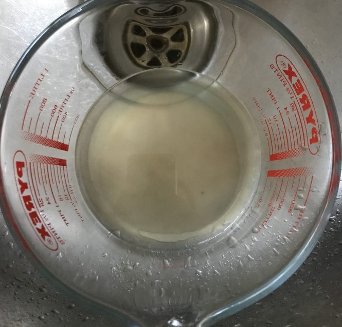 Waters breaking colour