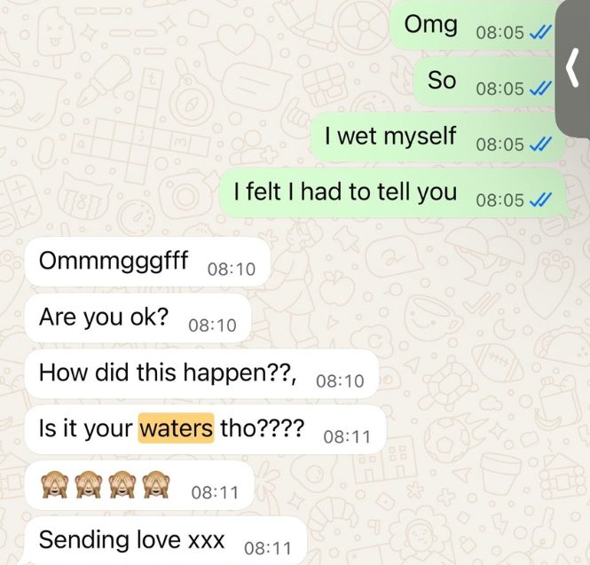Waters breaking whatsapp 1