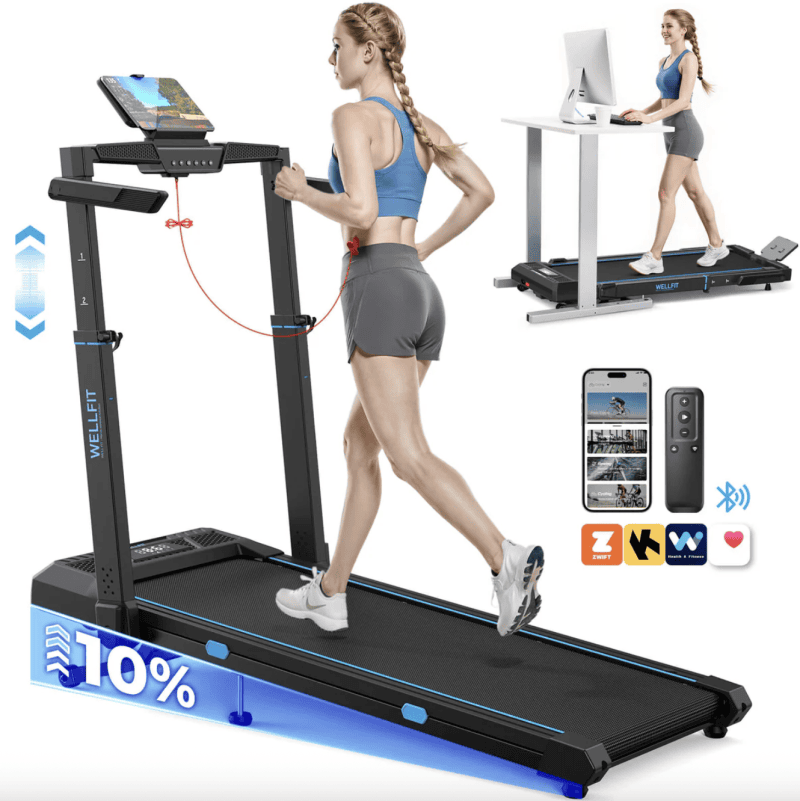 Get $550 OFF the new WELLFIT 029F treadmill 5 Wellfit treadmill